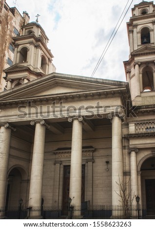 The Church of Our Lady of Montserrat (Basilica de Nuestra Senora de la Montserrat) in Buenos Aires, Argentina