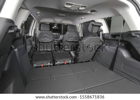 luxury car interior family car