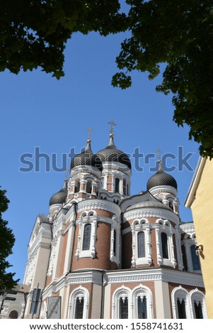 Alexander Nevsky Russian Orthodox Cathedral in Tallinn, Estonia, Northern Europe