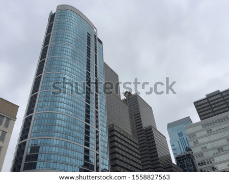 Buildings in Philadelphia on a cloudy day