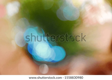 Abstract background, defocused beautiful colour picture in effect of blue bokeh, green movement for celebrate Christmas and New year