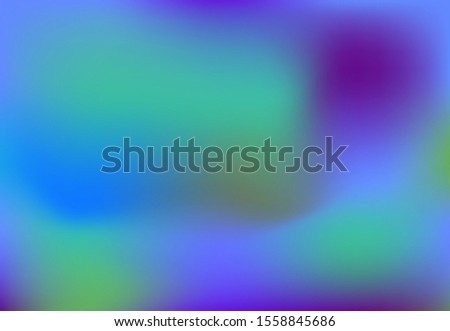 Neon light vector background. Wavy blur banner. Blue, green, violet gradient dynamic texture. Polar light wallpapers. Neon colors mesh backdrop