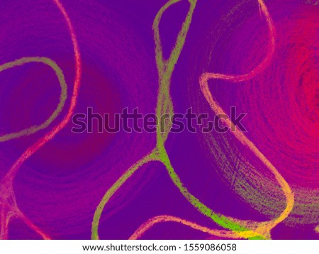 Contemporary Art. Anatomic Spiral Pattern. Bright Contemporary Art. Topographic Fractal Texture. Stylish Print. Neon Purple Fractal Shapes. Neuro Swirled Background. Abstract Ornate Artwork.