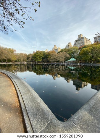 Landscape view of a pond in Central Park
Shot on iPhone 11