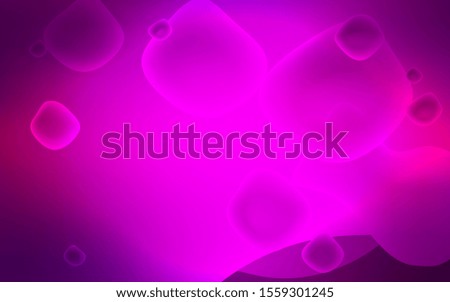 Dark Purple vector template with abstract circles. Colorful abstract illustration with gradient lines. The elegant pattern for brand book.