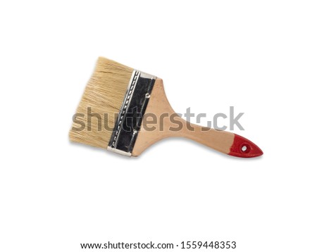 Paint brush  on a white background,with clipping path Royalty-Free Stock Photo #1559448353