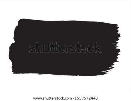 art abstract ink paint stroke background vector