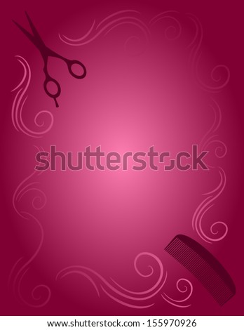 Beauty Salon Vector Background