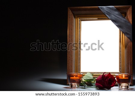 Mourning frame