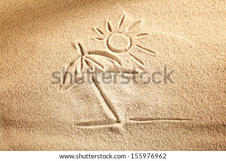 sand and sun background 