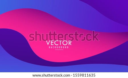 colorful abstract geometric background Wallpaper.Trend Gradient.Fluid, liquid, Wave, Paper cut shapes composition EPS10 Vector Design Graphic Template Royalty-Free Stock Photo #1559811635