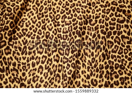 Leopard print picture, Leopard print image, cloth pattern texture.