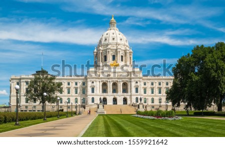 The Capitol Building, St Paul, Minnesota, USA. Royalty-Free Stock Photo #1559921642