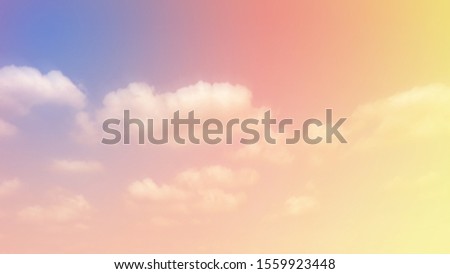 Colorful sky and cloud background, Multicolor wallpaper