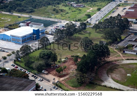 Outskirts of the city of Mogi das Cruzes, São Paulo State, Brazil Royalty-Free Stock Photo #1560229568