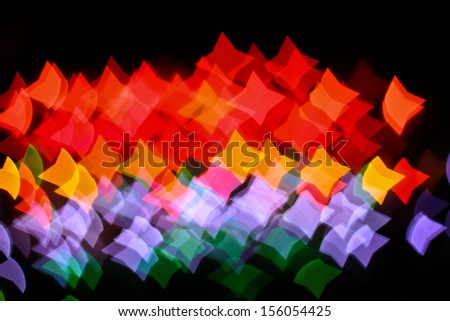 Abstract square  bokeh background of partylight