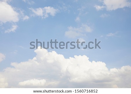 The blue sky and white clouds Royalty-Free Stock Photo #1560716852