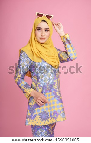 Batik Design In Malaysian Traditional Concept Images And