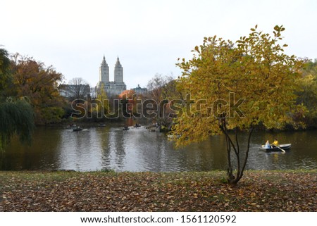 Central Park in the autumn, New York City, USA.