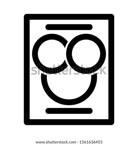 brochure icon isolated sign symbol vector illustration - high quality black style vector icons
