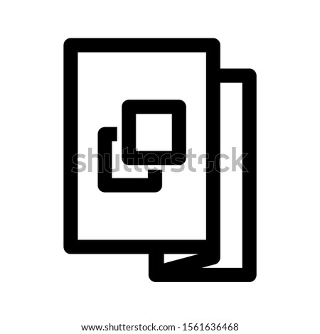 brochure icon isolated sign symbol vector illustration - high quality black style vector icons
