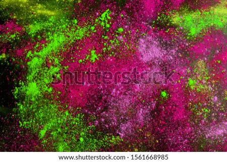 powder pigments composition astrology sci fi background