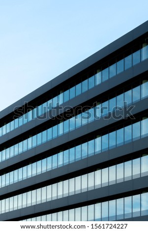 Modern architecture black and white building