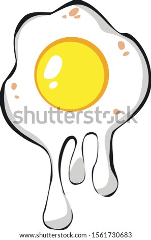 This is an illustratiion of a fried egg