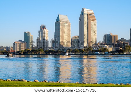 Downtown City of San Diego, California USA 