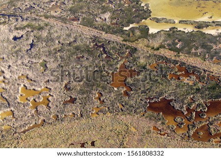 Aerial view of Albufera Natural Park, Majorca, Balearic Island, Spain.