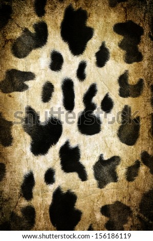 Natural brown cow pattern spots  background or texture