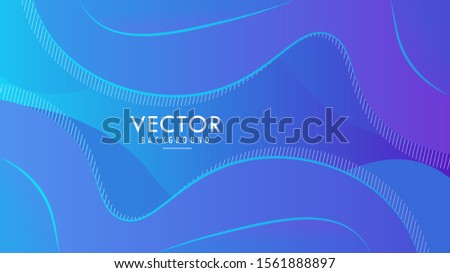 Vector graphic design Fluid Liquid Wave Premium modern Abstract Dynamic Wave Light Purple Background Wallpaper Premium Vector, for business, company, Advertising with blank space Text template, Royalty-Free Stock Photo #1561888897