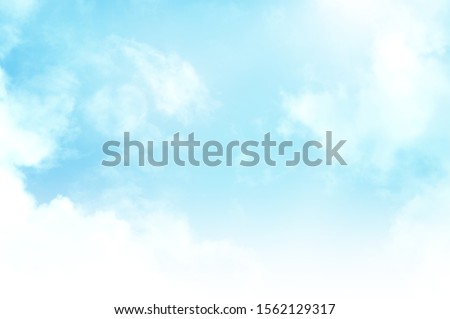 blue sky with white cloud Royalty-Free Stock Photo #1562129317