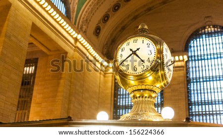 Grand Central Terminal Clock Royalty-Free Stock Photo #156224366