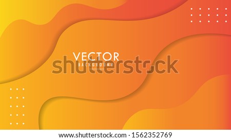 Vector graphic design Premium modern Abstract Dynamic Liquid Fluid Wave Wavy Background Wallpaper Premium Vector, for business, company, office, corporate, web, presentation, publication, advertising  Royalty-Free Stock Photo #1562352769