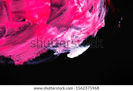 Abstract painted background. Background was painted on black paper