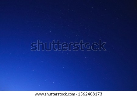 Starry sky background picture of stars in the night sky and the Milky Way.