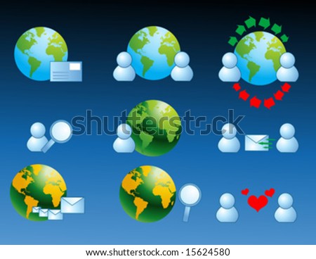 Web and internet icon vector illustration