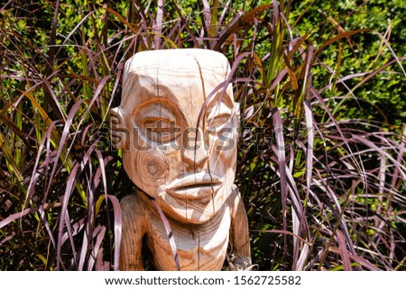 Picture of a totem statue