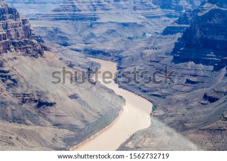 Aerial view from helicopter, Grand Canyon, Arizona, USA