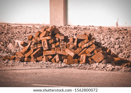 indian Stock Red Bricks Sand Construction Stock Photo.
Sand Brick Images, Stock Photos & Vectors.
Red Bricks Sand on Construction line.