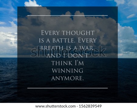 motivational quote concept with background 