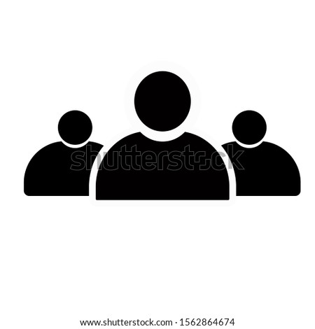 Isolated person vector icon on a white background. EPS 10