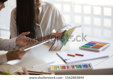 Designer girl or Programmer drawing website UX layout app development