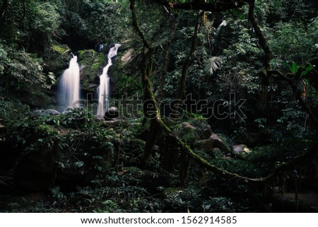 Sapan waterfalls in last October 2019