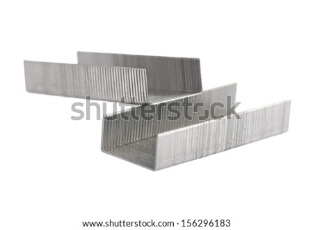 staples stack isolated on a white background