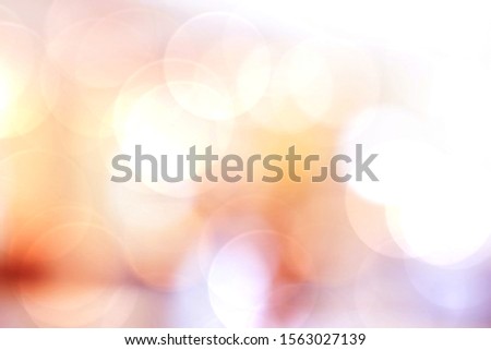 Orange abstract background blur with bokeh
