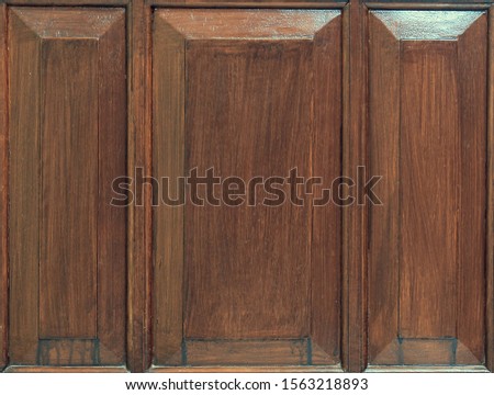 Wooden background with beautiful carvings