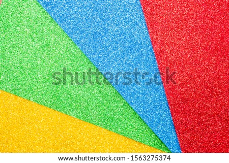 abstract geometric red blue green yellow glitter colorful for texture or background and backdrop blank material design