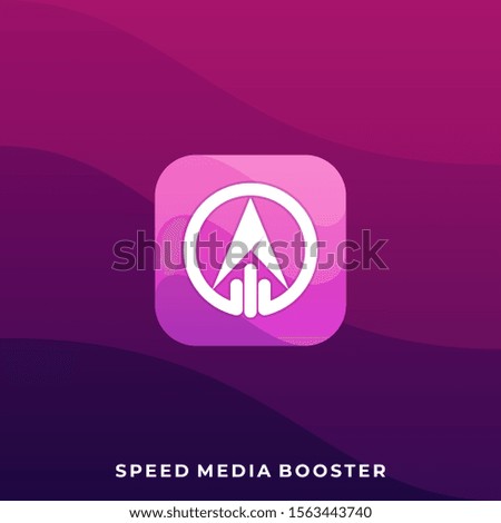 Arrow Fast Illustration Vector Template, Suitable for Creative Industry, Multimedia, entertainment, Educations, Shop, and any related business